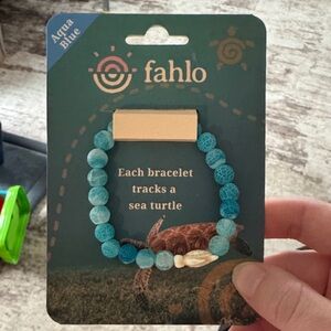 Fahlo Kids Sea Turtle Tracking Bracelet - Blue